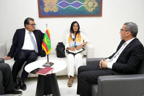 البنك المركزي يبحث مع «UBAF» تعزيز تمويل التجارة والاقتصاد