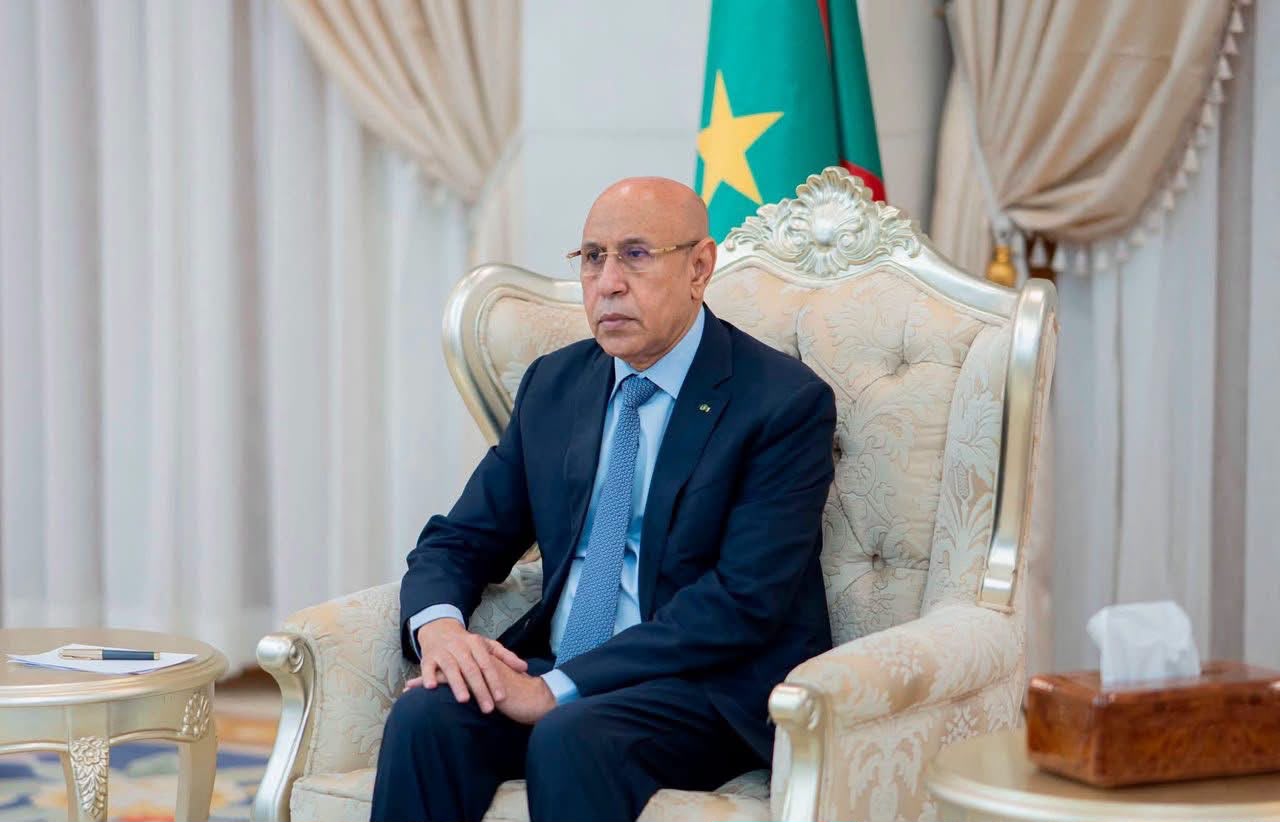 الرئيس الغزواني يستقبل المكتب التنفيذي لنادي القضاة الموريتانيين