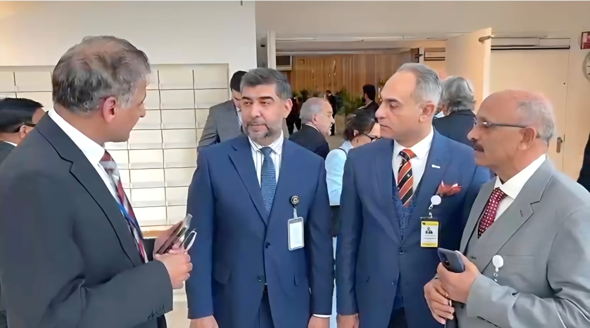 وفد "رسالة السلام العالمية" يستعرض مشروع علي الشرفاء التنويري مع رئيس وفد مجلس التعاون الخليجي فى مؤتمر الأمم المتحدة بفيينا