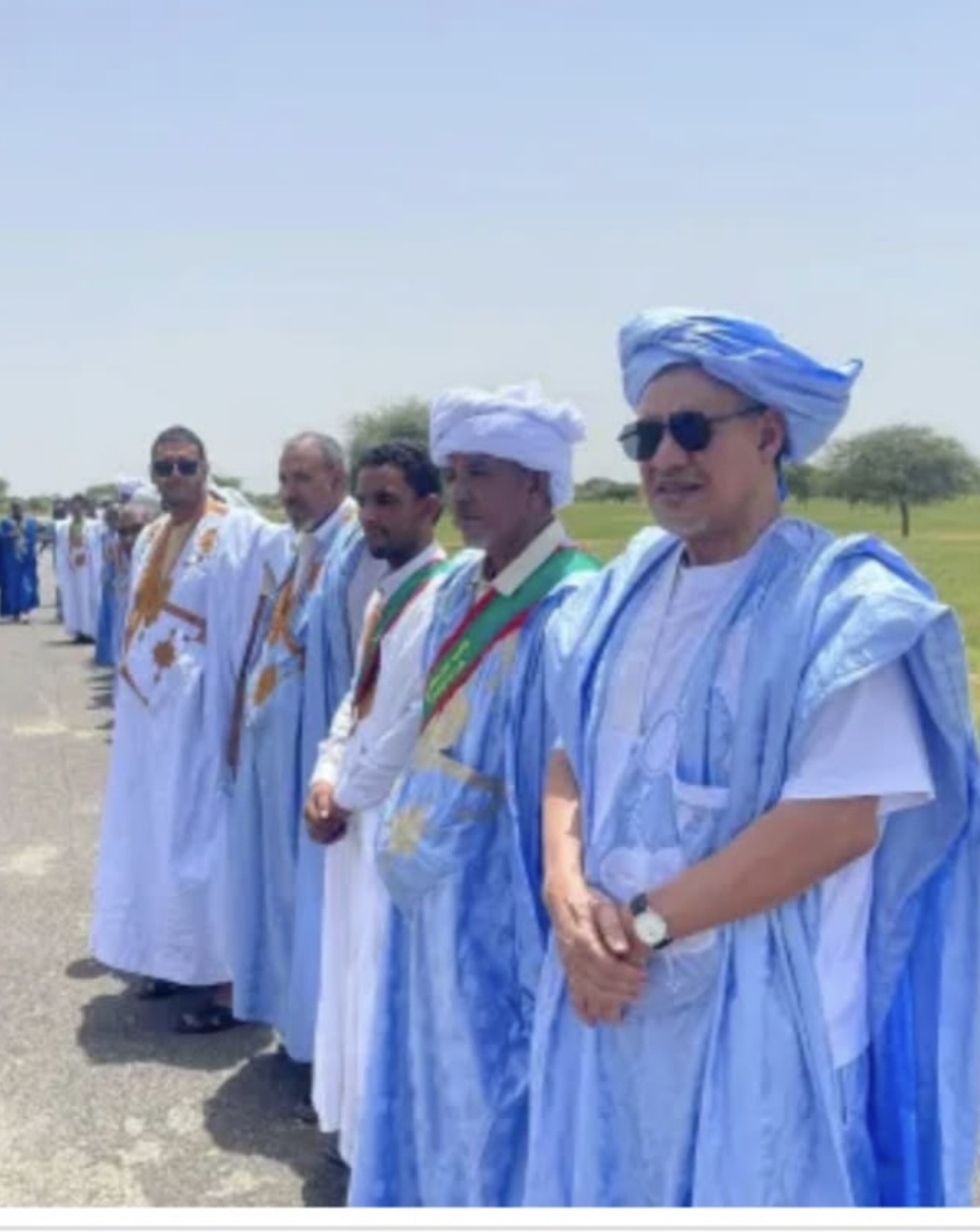 حلف الدكتور الحسن ولد عوان يستقبل بعثة حزب الانصاف