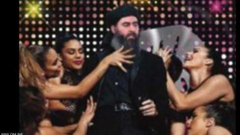 ما قصة هذه الصورة لزعيم  تنظيم داعش على مواقع التواصل