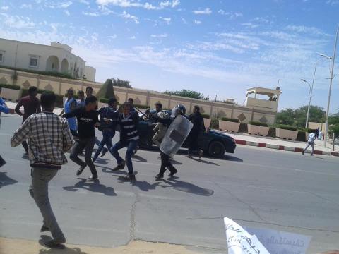 موريتانيا: قمع وحشي لمسيرة الجبهة الطلابية