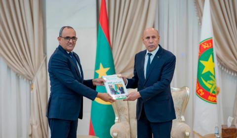 رئيس الجمهورية يستقبل بالقصر الرئاسي رئيس السلطة العليا للسمعيات البصرية (الهابا)
