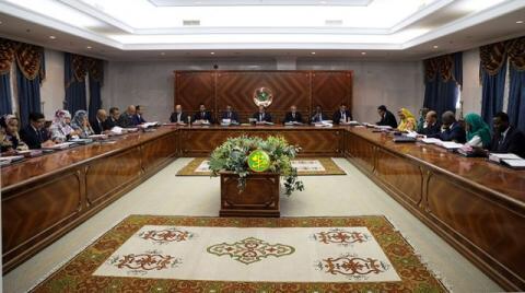 البيان الصادر عقب اجتماع الحكومة الموريتانية