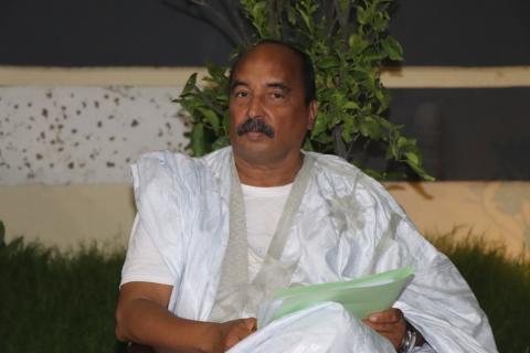 موريتانيا: ولد عبد العزيز يصل مدينة " بنشاب " بولاية إنشيري