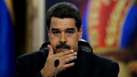 الرئيس الفنزويلي نيكولاس مادورو يهدد ترامب