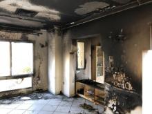 حريق هائل في منزل صحفي "جمال ريان"